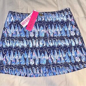 Lilly Pulitzer Colette Knit Skort Print- Sails and Stripes
